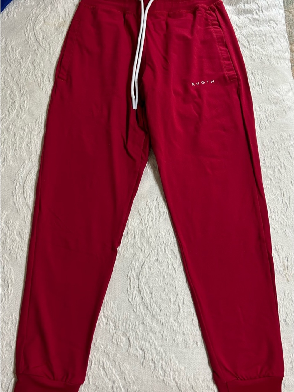 NVGTN Red Track Joggers